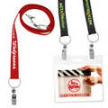 3/4" Econo Dual Attachment Lanyard (3-4 Week Service)